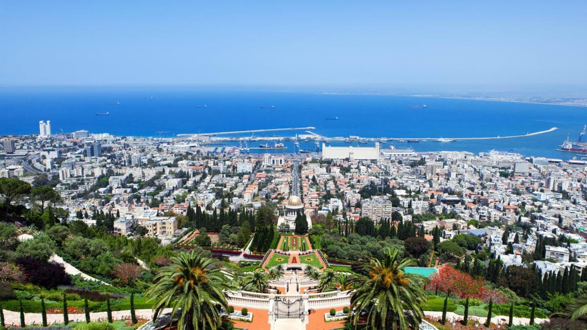 דירות חיפה יחידות אירוח נוף המפרץ מראה חיצוני תמונה
